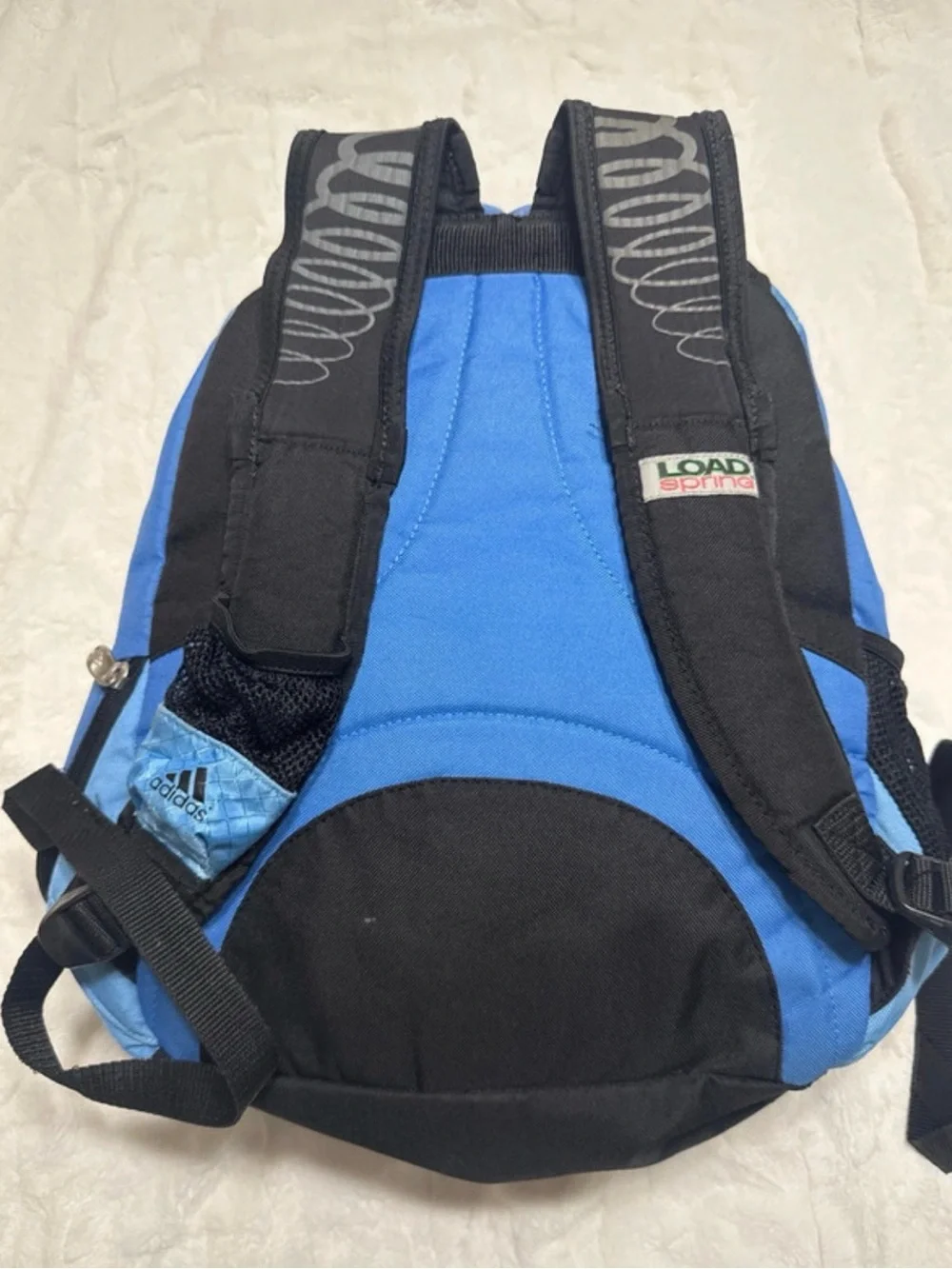 Adidas multi-compartment school sports travel backpack in blue and black color b